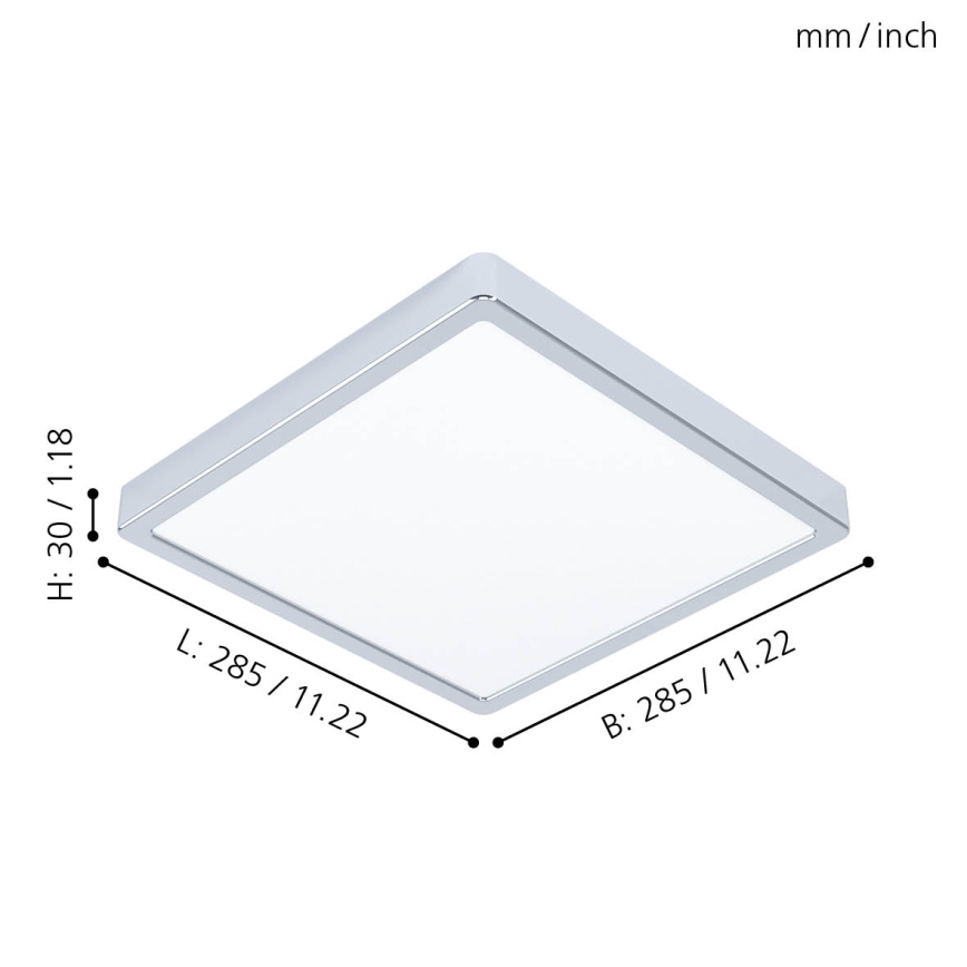 Eglo 99269 - LED Badrumsbelysning tak FUEVA 5 LED/20W/230V IP44