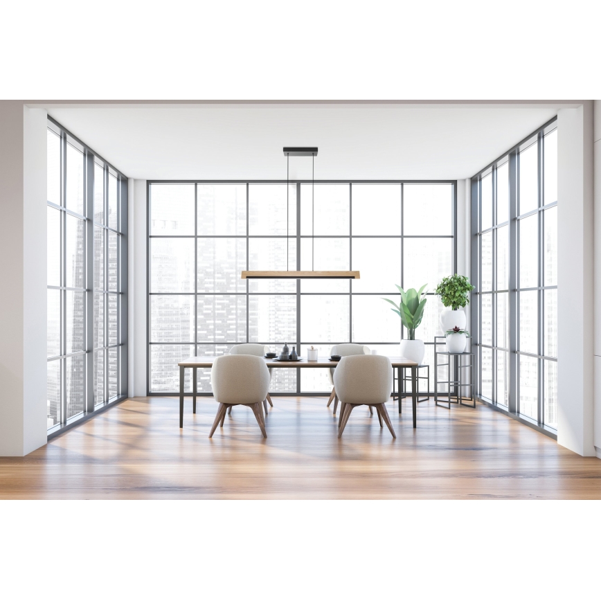 Eglo 99293 - Dimbar LED-lampakrona med snöre CAMACHO LED/25,5W/230V