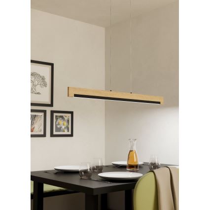 Eglo 99293 - Dimbar LED-lampakrona med snöre CAMACHO LED/25,5W/230V