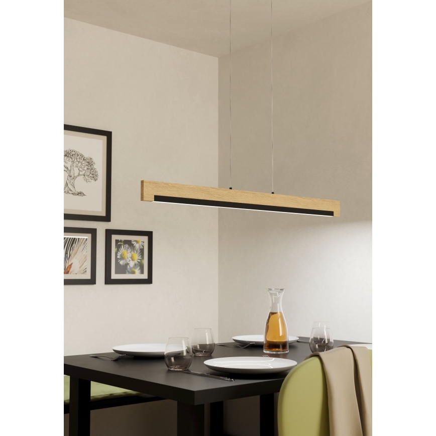Eglo 99293 - Dimbar LED-lampakrona med snöre CAMACHO LED/25,5W/230V
