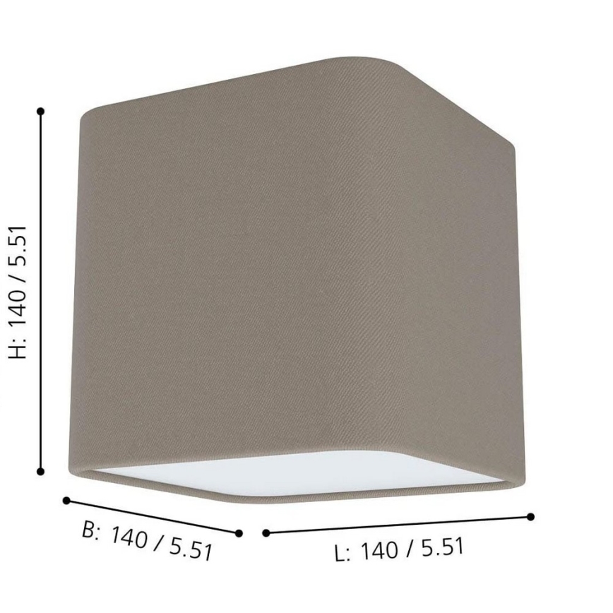 Eglo 99302 - Takbelysning POSADERRA 1xE27/28W/230V