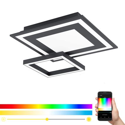 Eglo - LED RGB dimbar taklampa SAVATAEILA-C LED/20W/230V