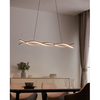 Eglo 99317 - LED Ljuskrona med snöre LASANA LED/36W/230V