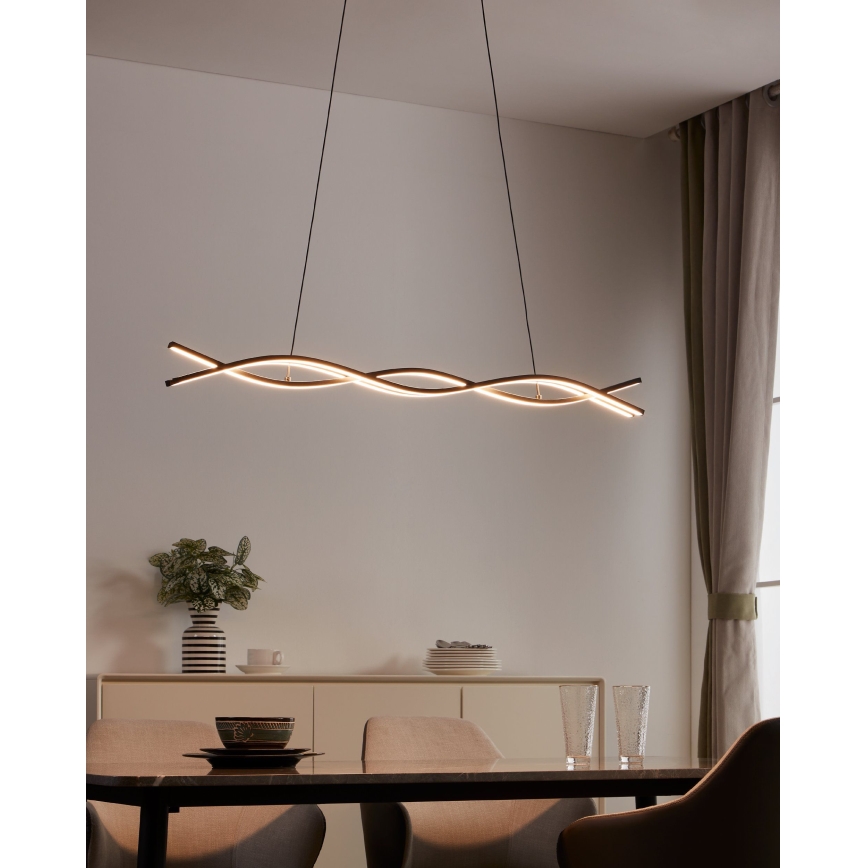 Eglo 99317 - LED Ljuskrona med snöre LASANA LED/36W/230V