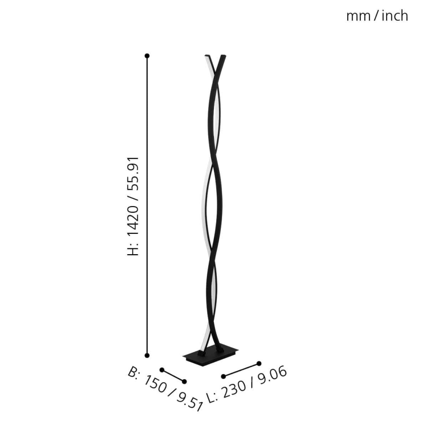 Eglo 99319 - LED Golvlampa LASANA LED/32W/230V