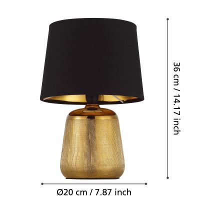 Eglo 99331 - Bordslampa MANALBA 1xE14/40W/230V