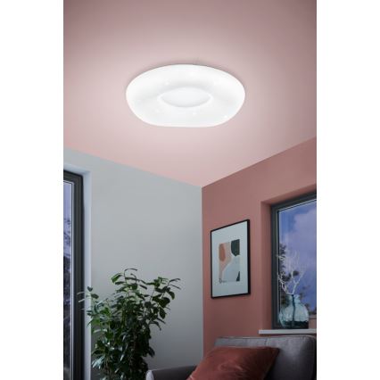 Eglo - LED Dimbar taklampa LED/18W/230V + fjärrkontroll