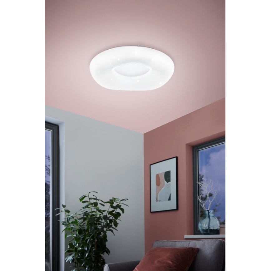 Eglo - LED Dimbar taklampa LED/18W/230V + fjärrkontroll