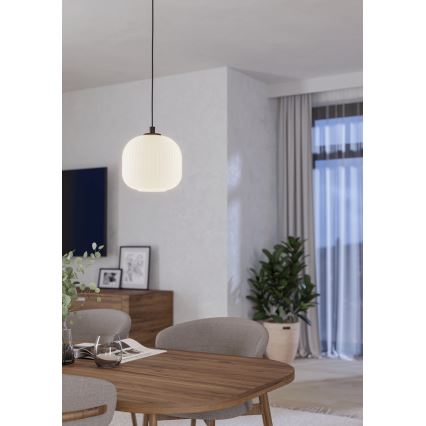 Eglo 99366 - Ljuskrona med snöre MANTUNALLE 1xE27/40W/230V
