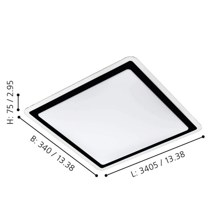 Eglo 99405 - LED Takbelysning COMPETA LED/24W/230V