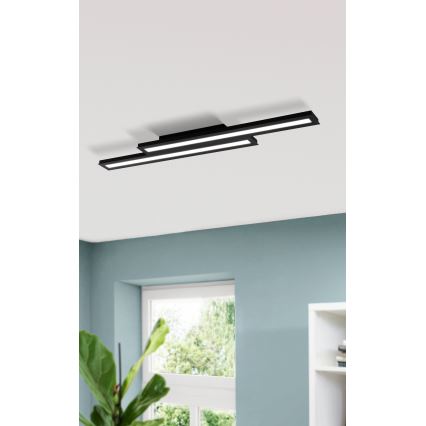 Eglo 99411 - LED RGB Dimbar Takbelysning SALITERAS-C 2xLED/10W/230V