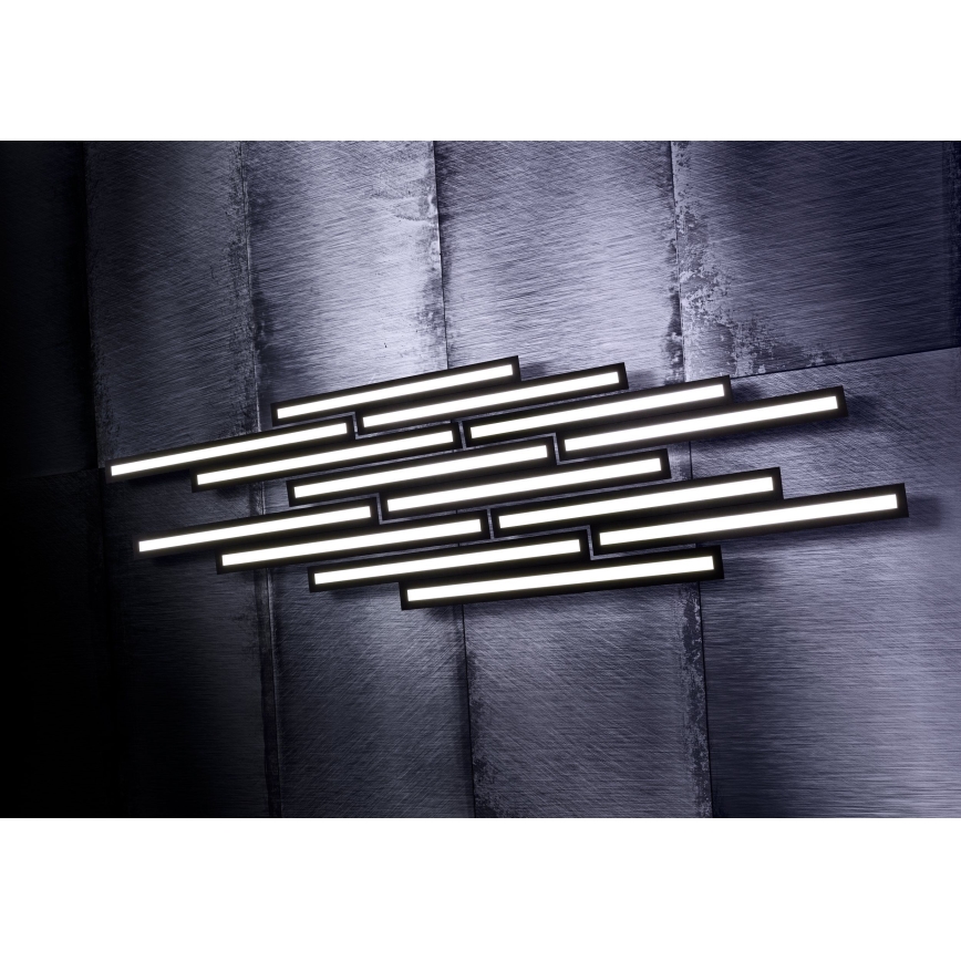 Eglo 99411 - LED RGB Dimbar Takbelysning SALITERAS-C 2xLED/10W/230V