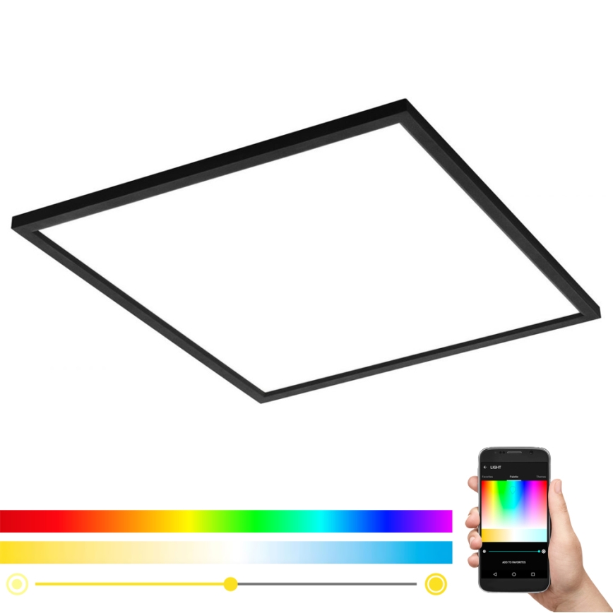 Eglo - LED RGB dimbar taklampa SALOBRENA-C LED/30,5W/230V + fjärrkontroll