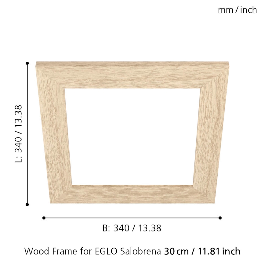 Eglo 99421 - Ram för taklampa SALOBRENA 300x300 mm