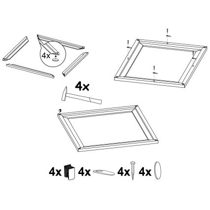 Eglo - Armaturram SALOBRENA 450x450 mm