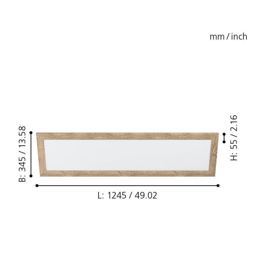 Eglo - LED taklampa  LED/32W/230V 345x1245 mm