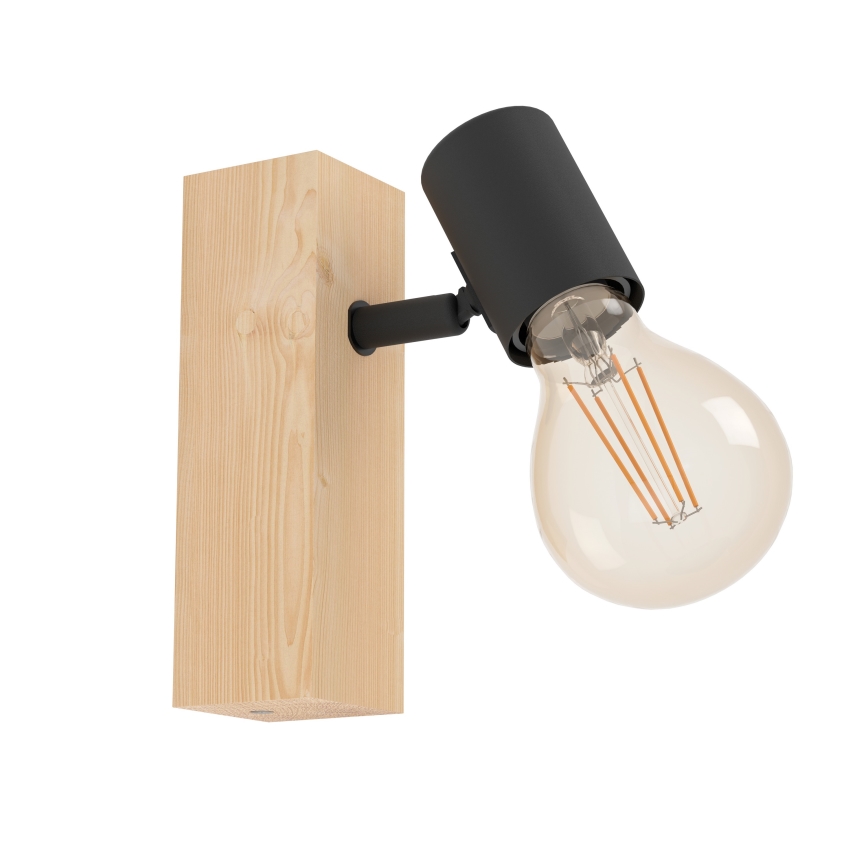 Eglo - Väggspotlight TOWNSHEND 1xE27/10W/230V - FSC certifierade