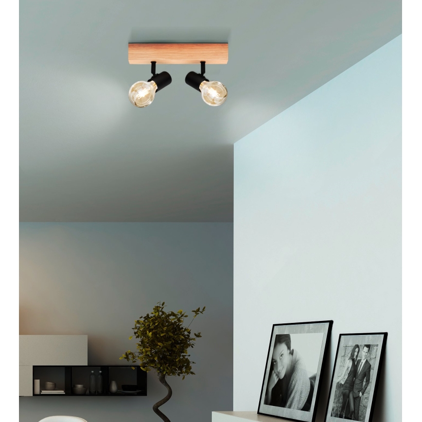 Eglo - Spotlight TOWNSHEND 2xE27/60W/230V - FSC certifierade