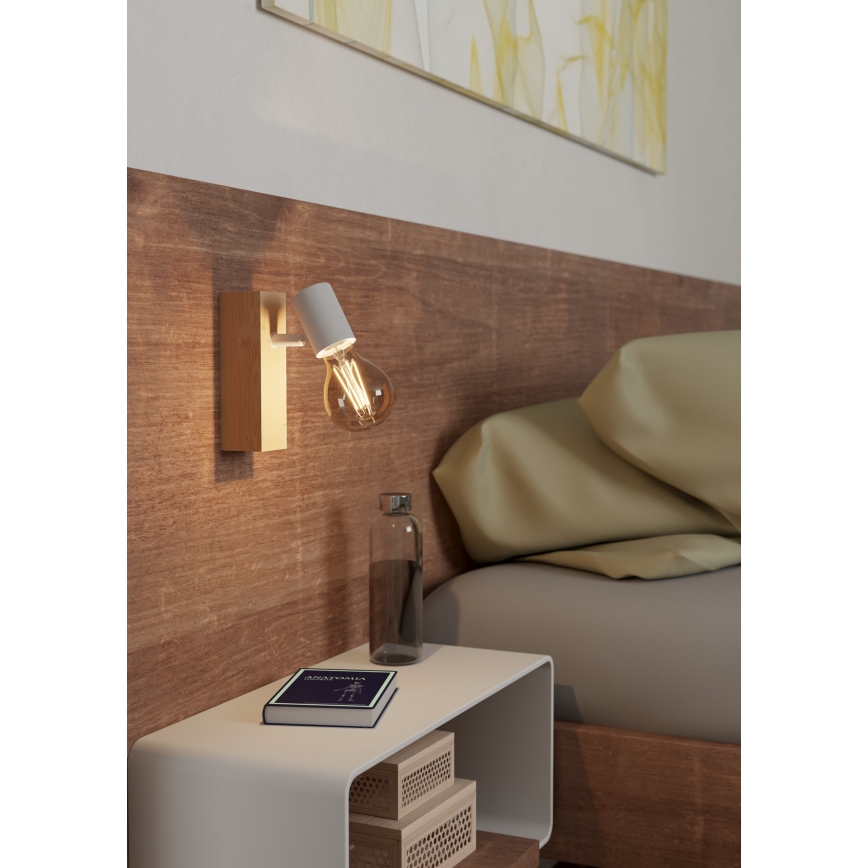 Eglo - Väggspotlight TOWNSHEND 1xE27/10W/230V - FSC certifierade