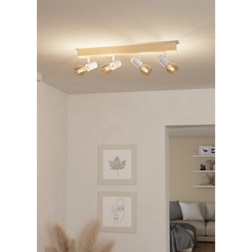 Eglo - Spotlight TOWNSHEND 4xE27/60W/230V - FSC certifierade