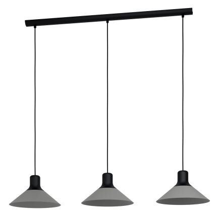 Eglo - Ljusskrona med upphängningsrem  3xE27/28W/230V