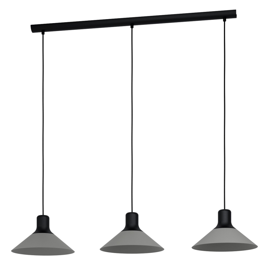 Eglo - Ljusskrona med upphängningsrem  3xE27/28W/230V