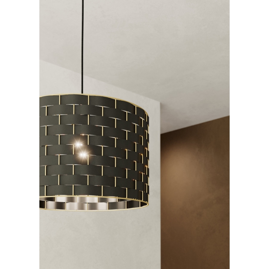 Eglo - Ljusskrona med upphängningsrem  1xE27/40W/230V diameter  38 cm