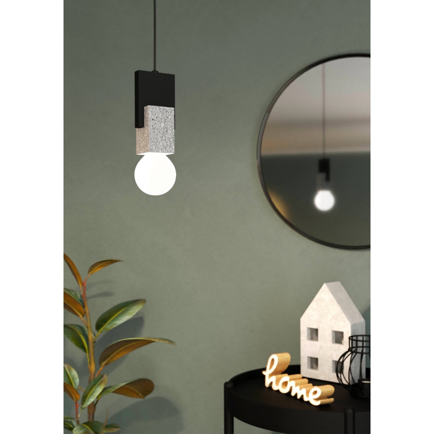Eglo - Ljusskrona med upphängningsrem  1xE27/40W/230V
