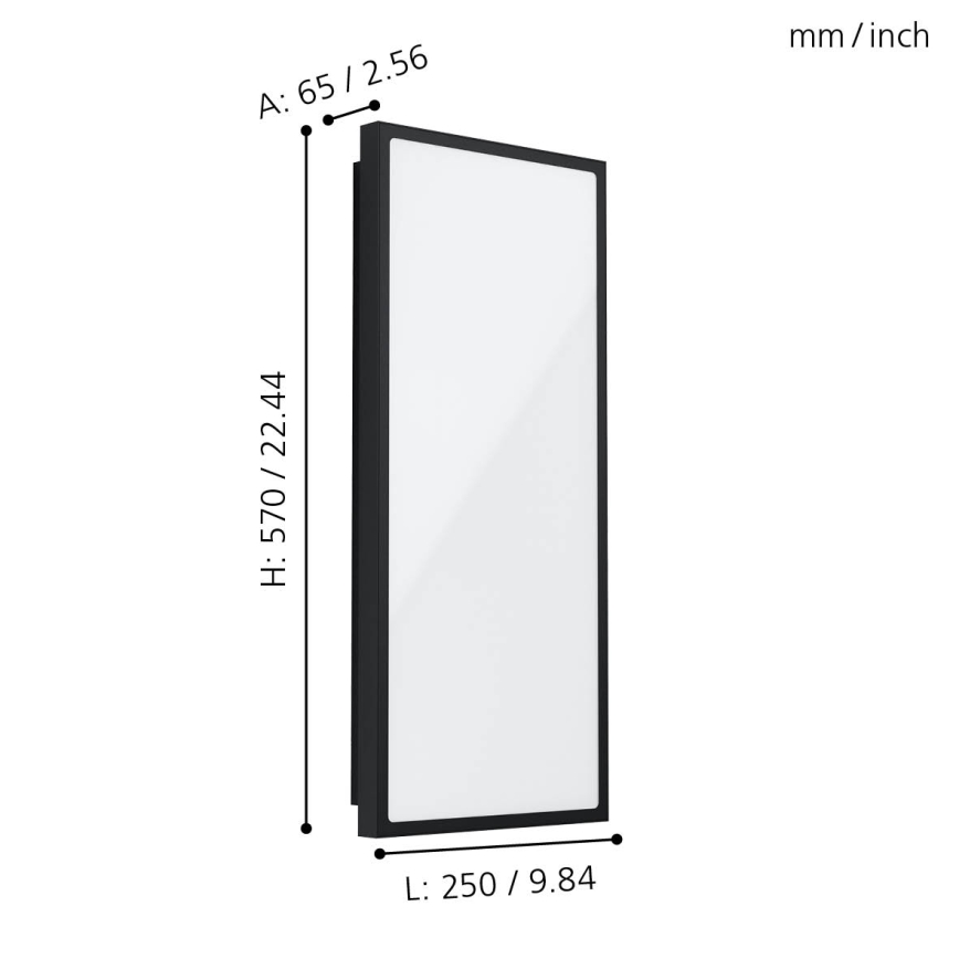 Eglo - LED Utomhus väggbelysning LED/18,5W/230V IP44
