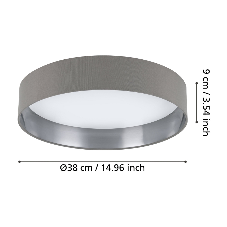 Eglo 99543 - LED Takbelysning MASERLO LED/24W/230V