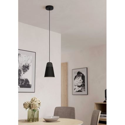 Eglo - Ljusskrona med upphängningsrem  1xE27/40W/230V