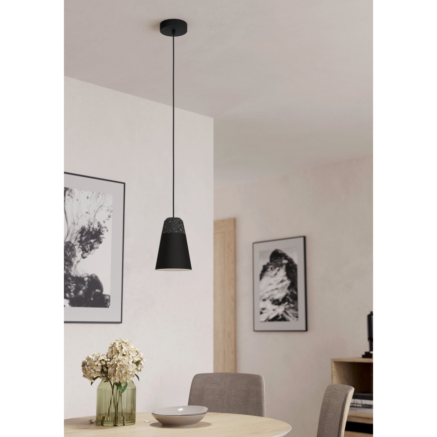 Eglo - Ljusskrona med upphängningsrem  1xE27/40W/230V