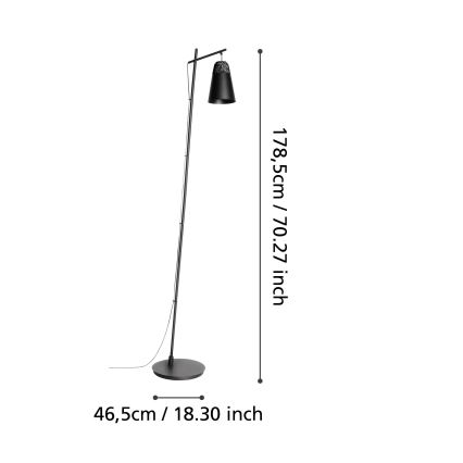 Eglo - Golvlampa  1xE27/40W/230V