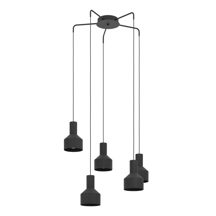 Eglo - Ljusskrona med upphängningsrem  5xE27/40W/230V