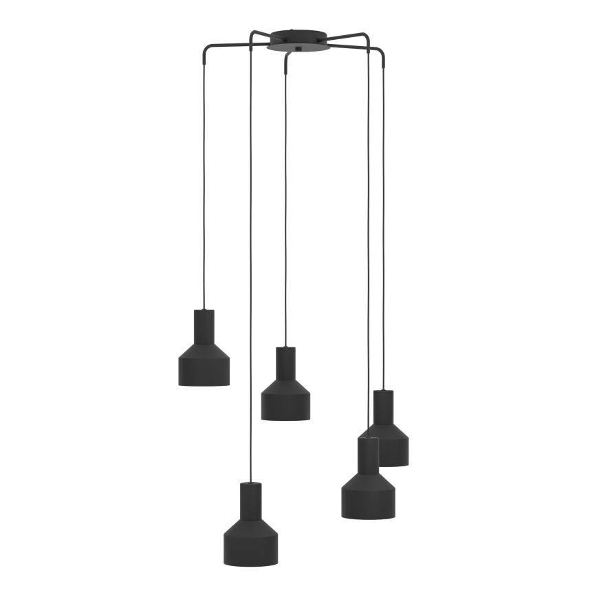 Eglo - Ljusskrona med upphängningsrem  5xE27/40W/230V