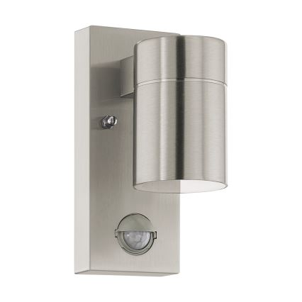 Eglo - LED Utomhus väggbelysning med en sensor 1xGU10/3W/230V IP44