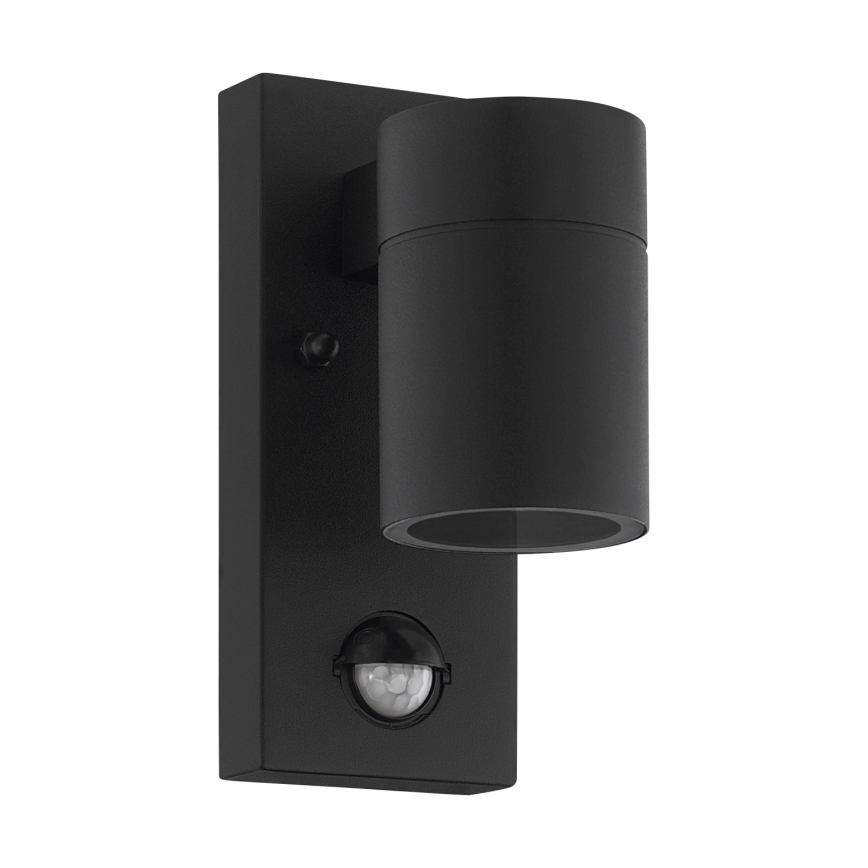 Eglo - LED Utomhus väggbelysning med en sensor 1xGU10/3W/230V IP44