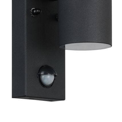 Eglo - LED Utomhus väggbelysning med en sensor 1xGU10/3W/230V IP44