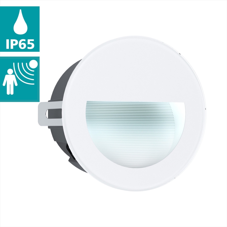 Eglo - LED Utomhus infälld Belysning LED/2,5W/230V IP65 vit