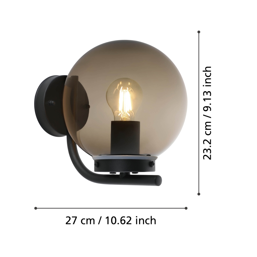 Eglo - Utomhus väggbelysning 1xE27/28W/230V IP44