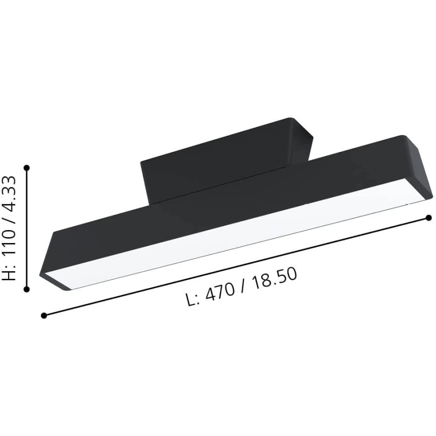 Eglo - LED RGBW ljusreglerad taklampa  LED/16W/230V ZigBee