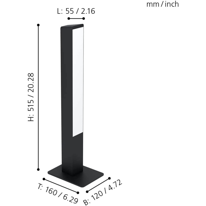 Eglo - LED RGBW Dimbart bordslampa LED/16W/230V 2700-6500K ZigBee