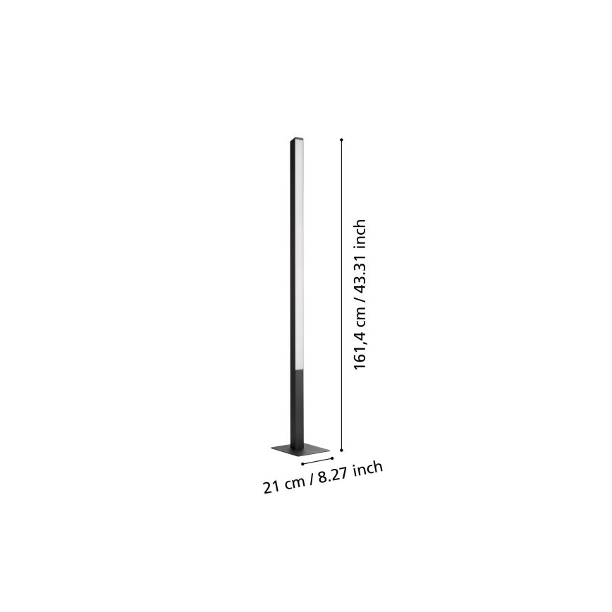 Eglo - LED RGBW ljusreglerad golvlampa LED/35W/230V 2700-6500K ZigBee