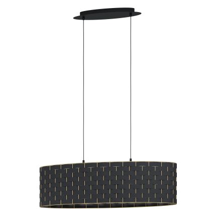Eglo - Ljusskrona med upphängningsrem  2xE27/40W/230V