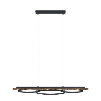 Eglo - LED ljusreglerad ljuskrona på textilsladd LED/40,5W/230V