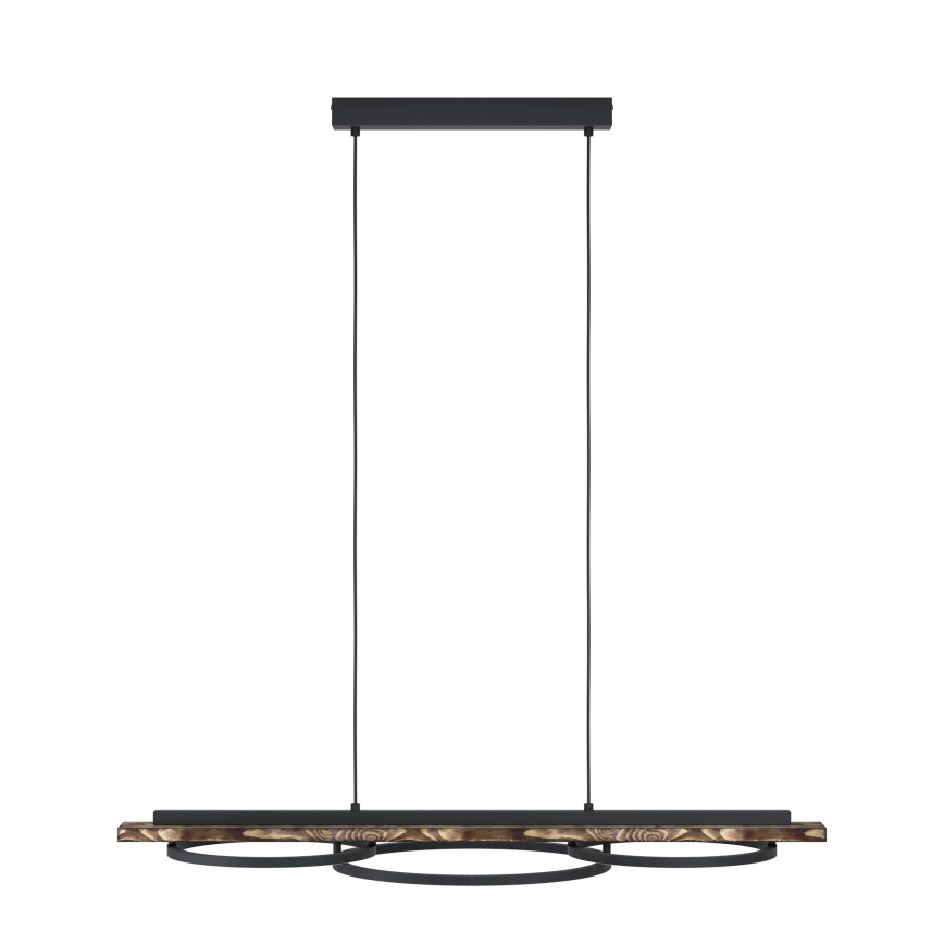 Eglo - LED ljusreglerad ljuskrona på textilsladd LED/40,5W/230V