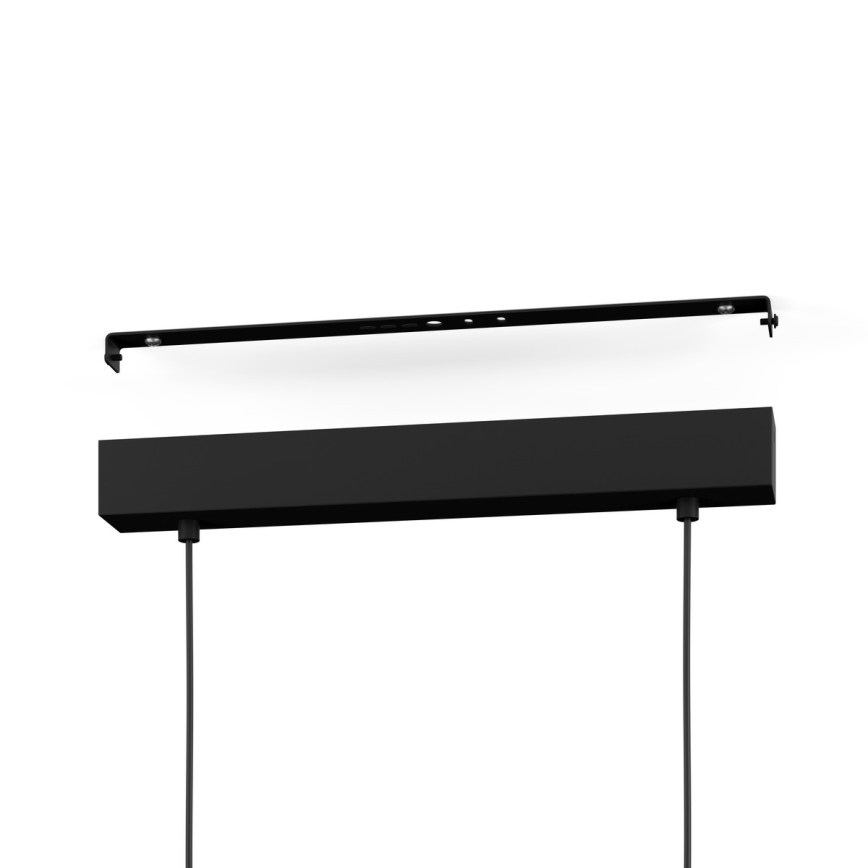 Eglo - LED ljusreglerad ljuskrona på textilsladd LED/40,5W/230V