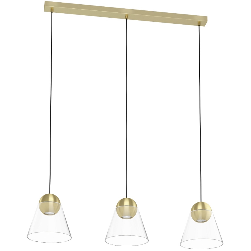 Eglo - LED Ljuskrona med upphängningsrem 3xGU10/4,5W/230V