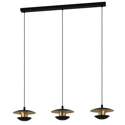 Eglo - LED Ljuskrona med upphängningsrem  3xGU10/4,5W/230V