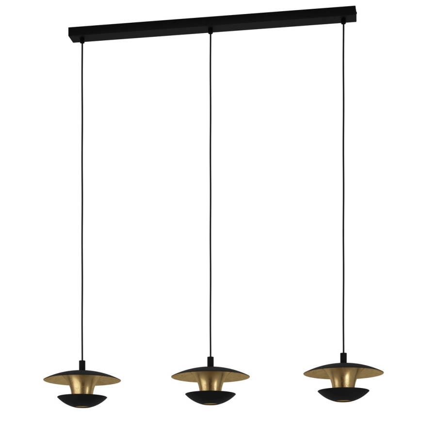 Eglo - LED Ljuskrona med upphängningsrem  3xGU10/4,5W/230V